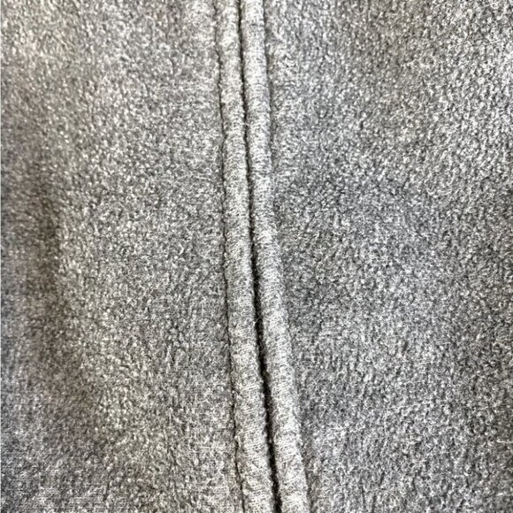 5/&25 Vintage Northern Reflections grey fleece zip vest with snowman M - Picture 9 of 13